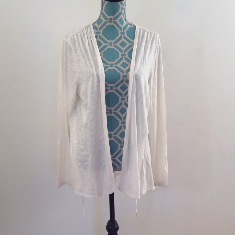 Elle | sheer back | cardigan